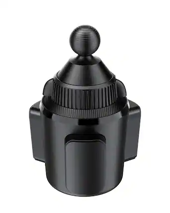 Front. METALTON - Cup Holder Base With 1 Ball Heavy duty Expandable Mount Compatible B Size Double Socket Arms Fits 3 To 4 Ho... - Default.