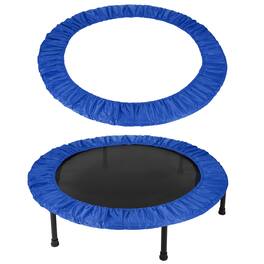Unique Bargains - Trampoline Spring Cover, Round Small Trampoline Safety Pad, 8 Holes, 54in Oxford Cloth for Indoor/Home/Fitness - Blue