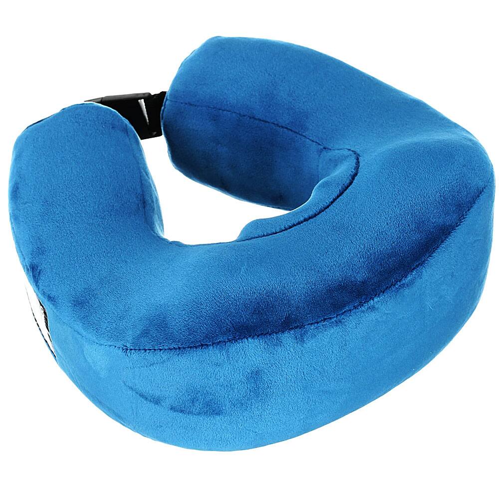 Left. Conair - HEATSHIATSU ™ Neck Rest with Vibration, Heat & Shiatsu Massager - Blue.
