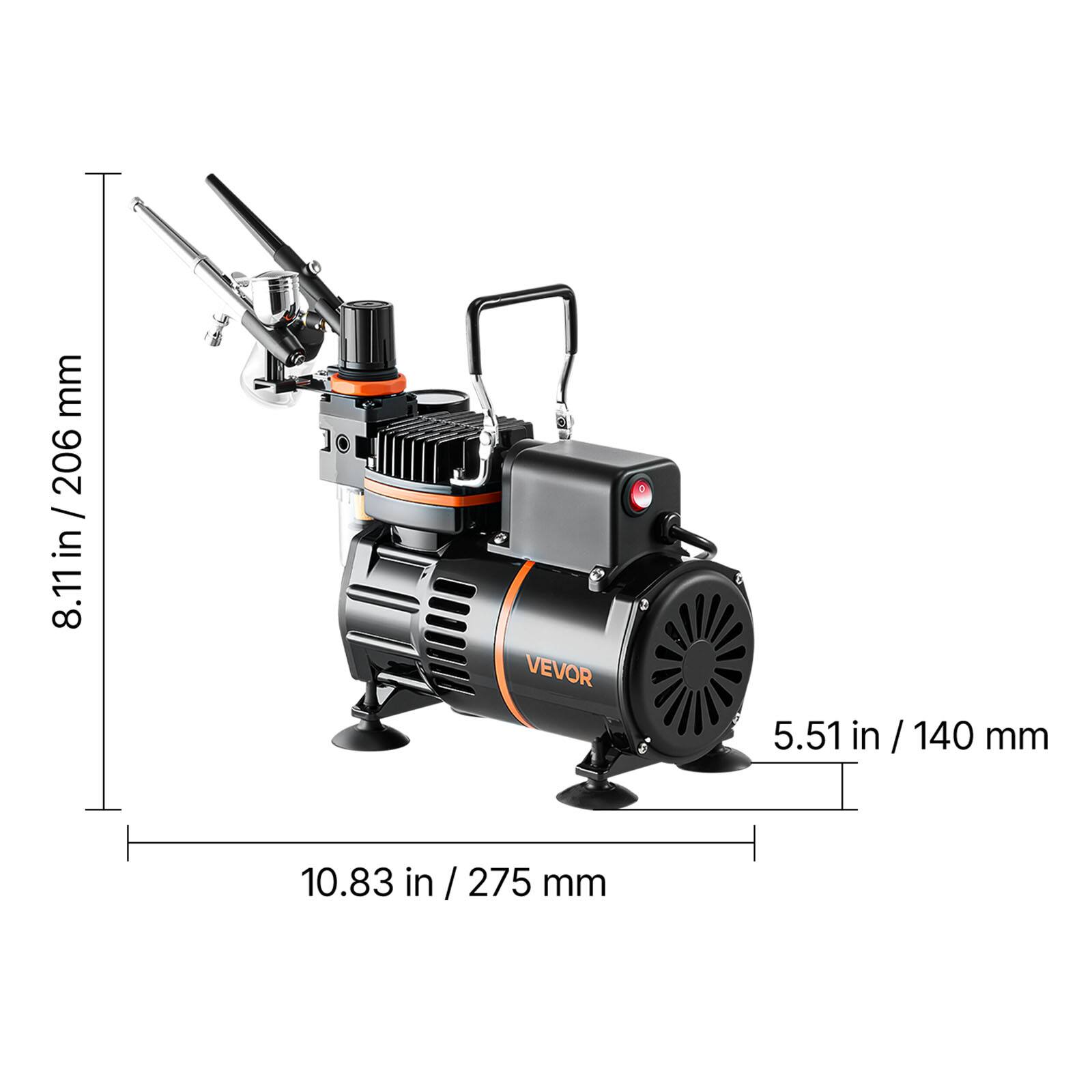 mm 206 1in / 206 in / 8.11 VEVOR 5.51 in / 140 mm 10.83 in / 275 mm