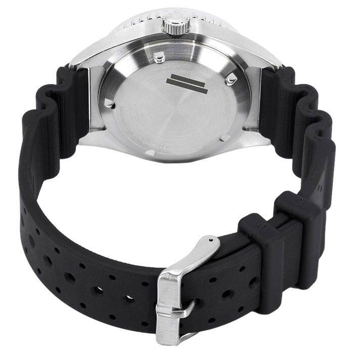 Alt View 1. Citizen - Promaster Rubber Strap Blue Dial Automatic Diver's NY0129-07L 200M Men's Watch - Black, Blue.