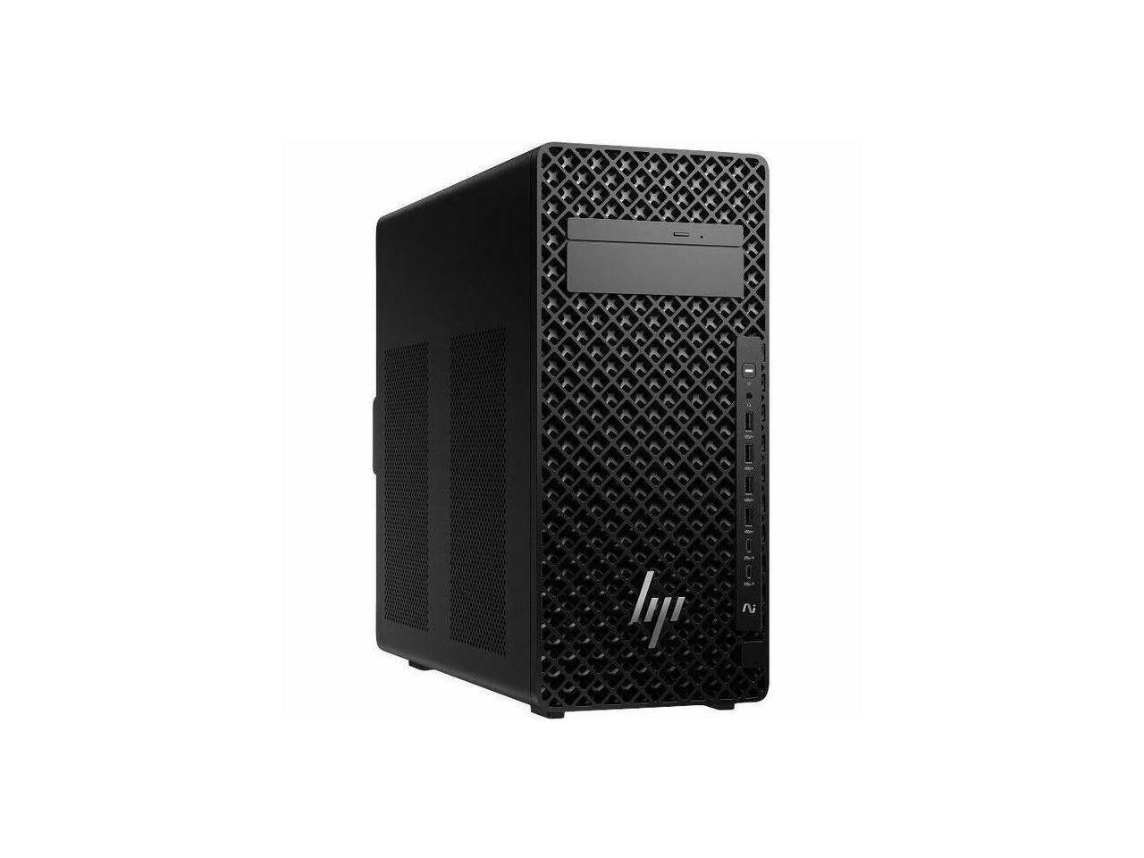 Front. HP - HP Z2 G1i Workstation - Intel Core Ultra 7 265, 32 GB, 1 TB SSD, NVIDIA RTX 4000, Windows 11 Pro - Black.