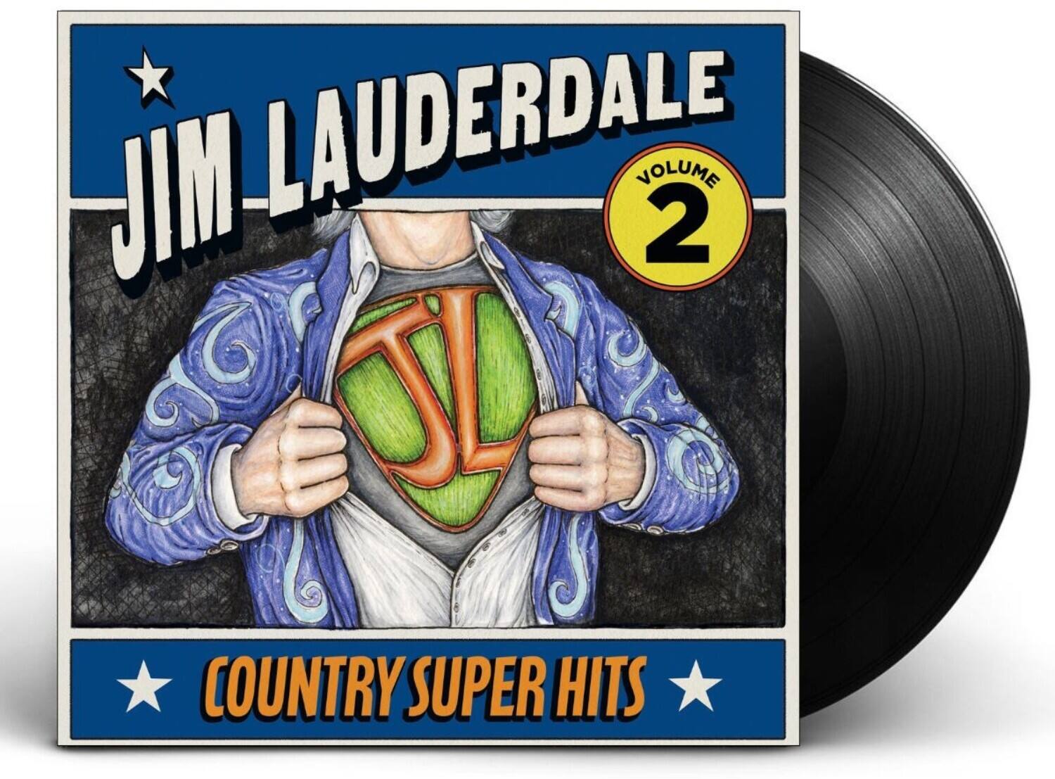 Jim Lauderdale - Country Super Hits Volume 2   - VINYL LP price history on PriceWatchPro