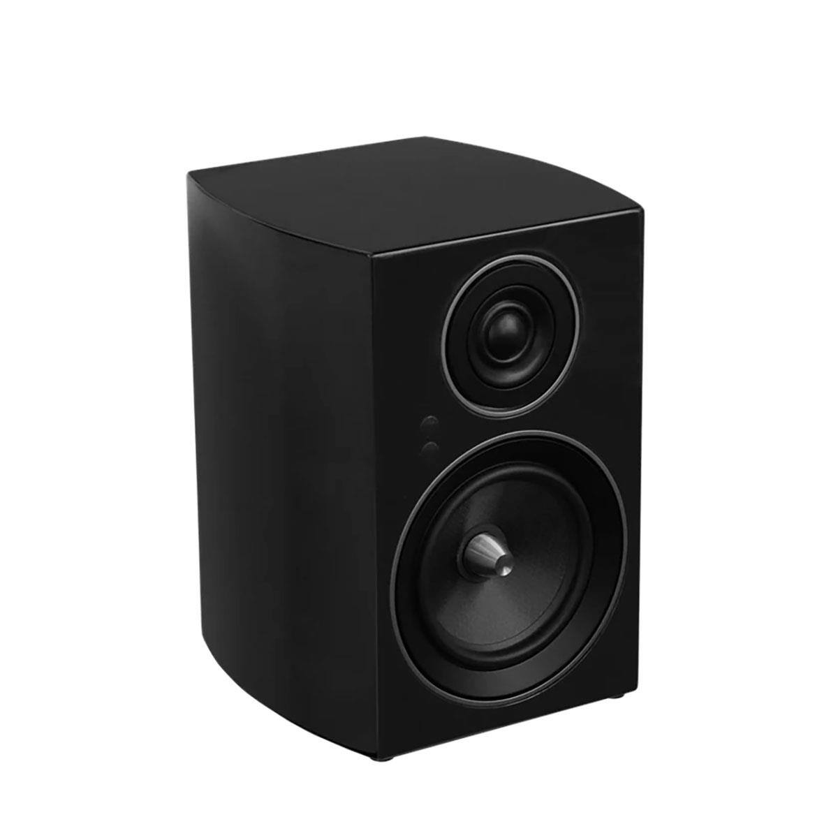 Alt View 1. Jamo - Jamo 2 Way Active BookshelfSpeaker High Gloss Black.