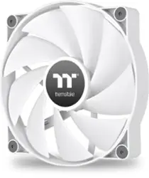 Thermaltake - CT200 PWM 200mm Computer Case Fan with Hydraulic Bearing (Single Pack) - White - Front_Zoom