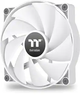 Thermaltake - CT200 PWM 200mm Computer Case Fan with Hydraulic Bearing (Single Pack) - White