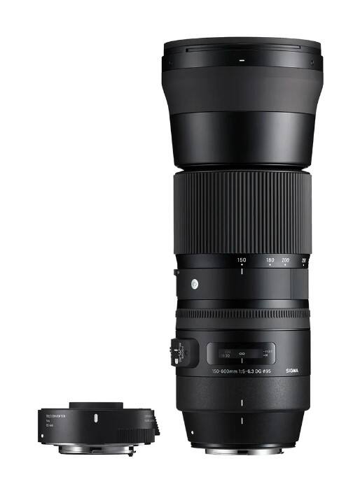 Sigma 150 600mm F5 6.3 Sports DG OS HSM & TC 1401 for Nikon Black