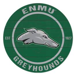 Jardine - Eastern New Mexico Greyhounds 20'' x 20'' Indoor/Outdoor Team Color Circle Sign - Green