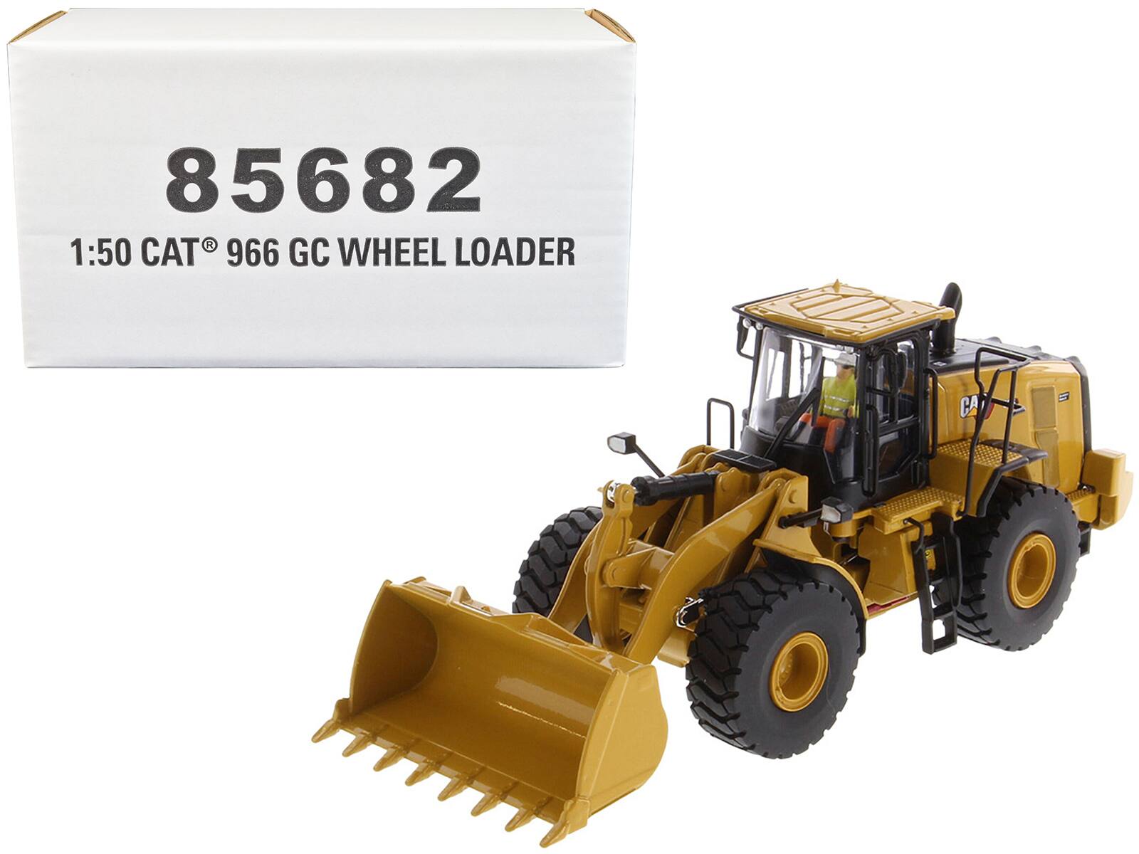 "CAT Caterpillar 966 GC Wheel Loader Yellow with Operator ""High Line Series"" 1/50 Diecast Model by Diecast Masters" price history on PriceWatchPro
