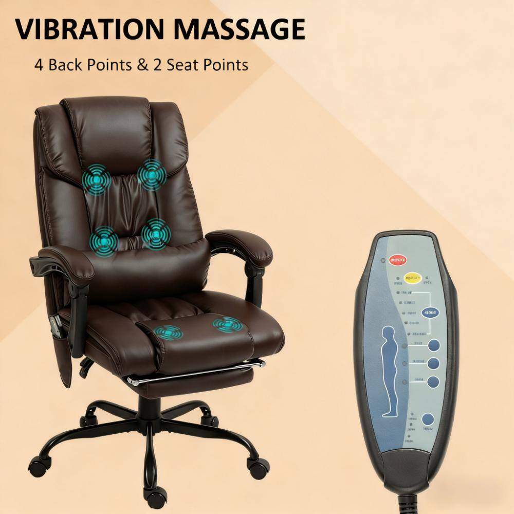 VIBRATION MASSAGE  
4 Back Points & 2 Seat Points