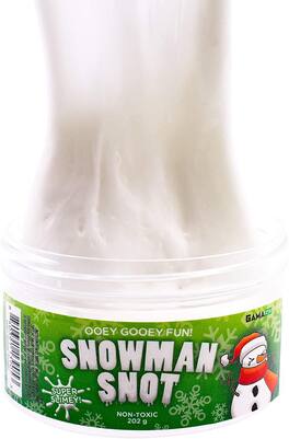 GAMAGO - Snowman Snot 1 Non-Toxic Slime Kit - White