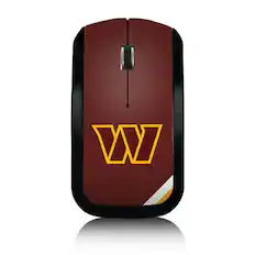 Front. Keyscaper - Washington Commanders Wireless USB Computer Mouse - Black.