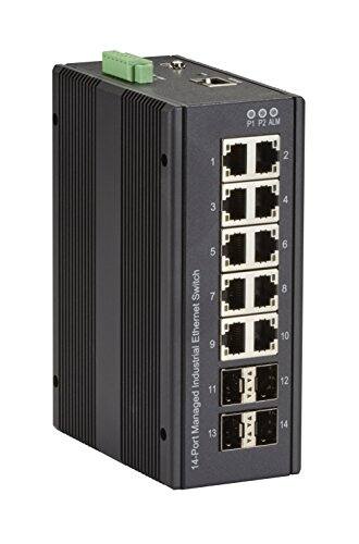 P1 P2 ALM 2 1 4 3 6 5 AAAAA Switch 7 8 Ethernet 9 10 Industrial 11 12 Managed 13 14 14-Port