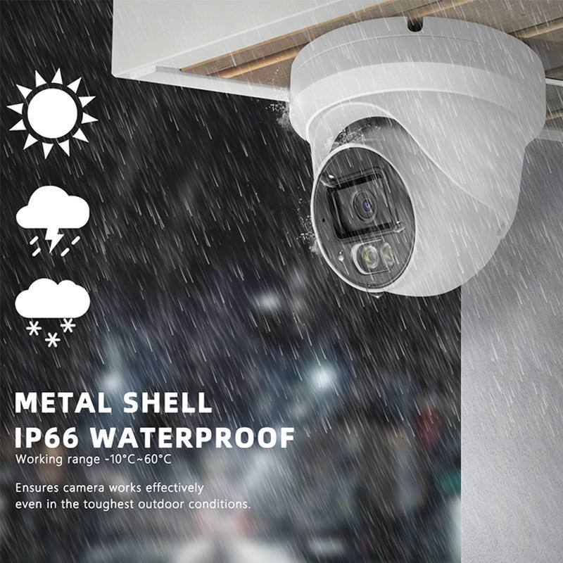METAL SHELL  
IP66 WATERPROOF  
Working range -10°C~60°C  
Ensures camera works effectively even in the toughest outdoor conditions.