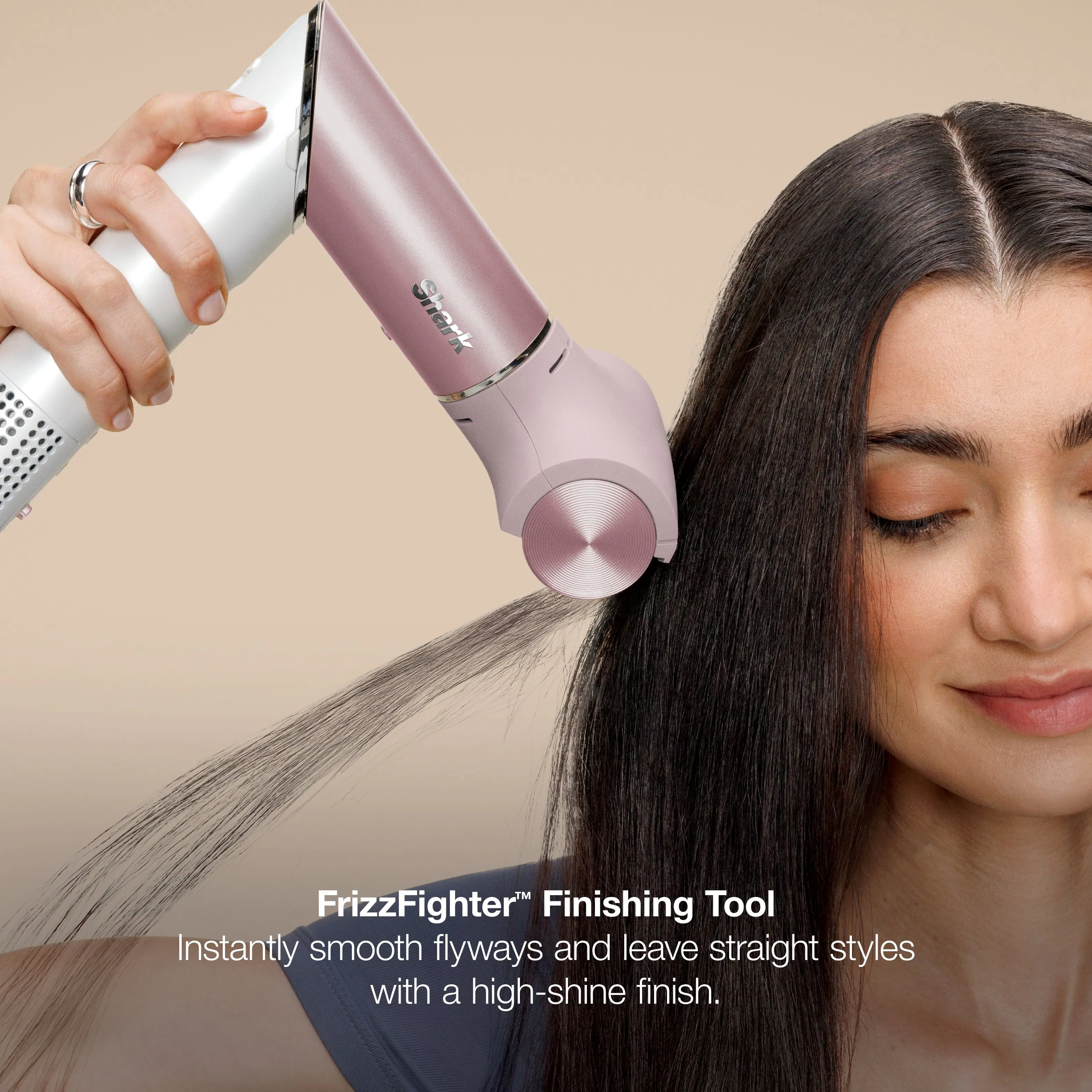 Shark 2 FrizzFighter Finishing Tool  
Instantly smooth flyaways and leave straight styles with a high-shine finish.