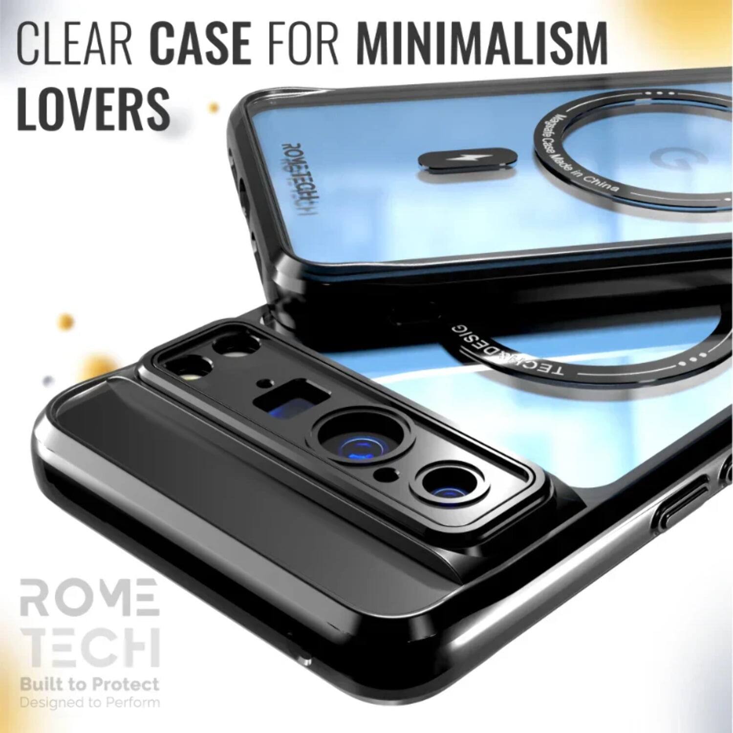CLEAR CASE FOR MINIMALISM LOVERS

ROME TECH
Built to Protect
Designed to Perform