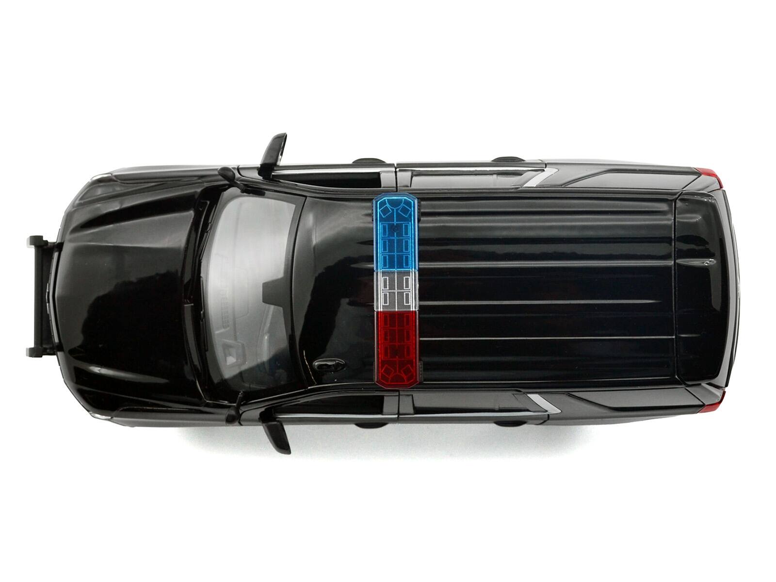 Alt View 5. Motormax - 2025 Chevrolet Tahoe PPV Black "Custom Builder's Kit - Law Enforcement and Public Service" 1/24 Model Car by Motormax.