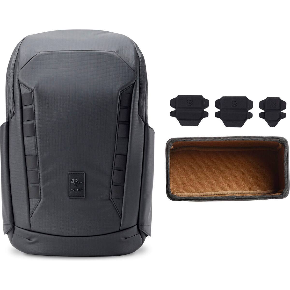 Alt View 1. Nomatic - Nomatic Peter McKinnon 25L Camera Backpack with Ladder System and Small Camera Cube, Black.