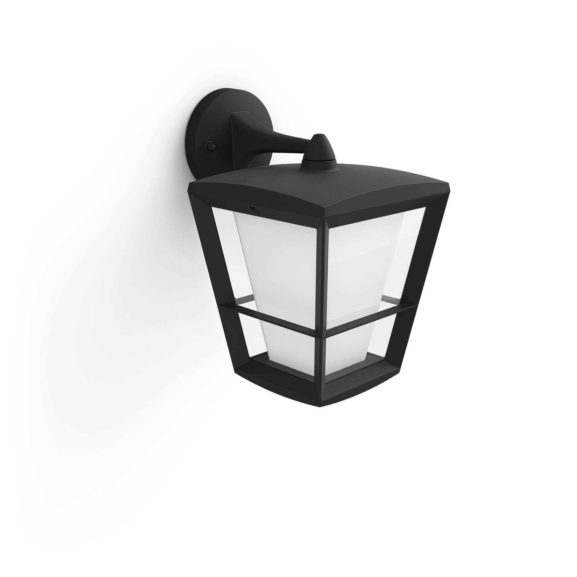 Angle. Philips - Philips Hue Econic Outdoor Wall Lantern - Black.
