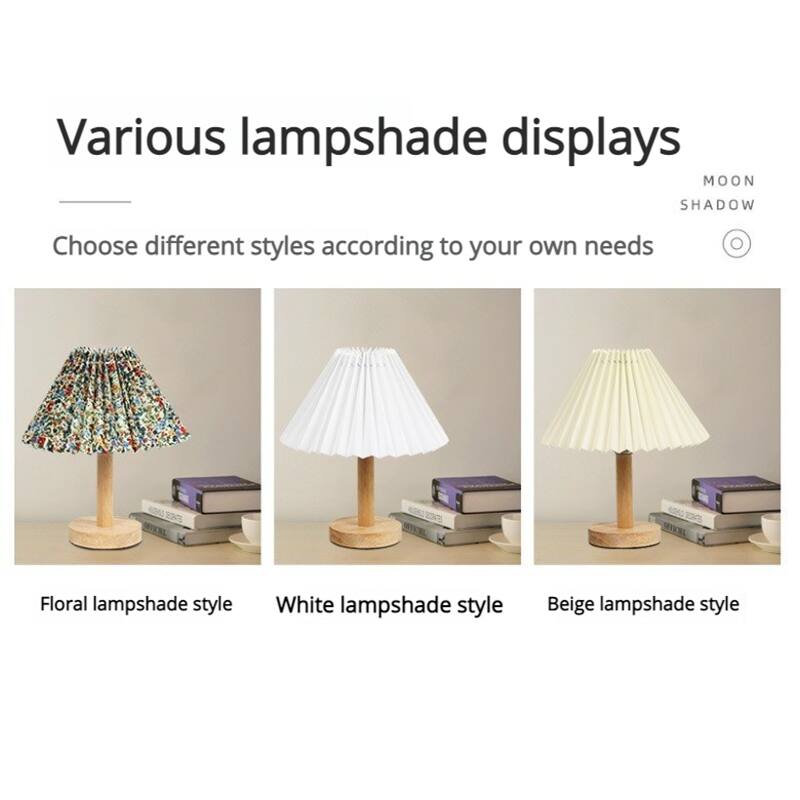 Various lampshade displays

MOON SHADOW

Choose different styles according to your own needs

Floral lampshade style

White lampshade style

Beige lampshade style