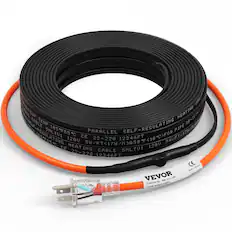 CAR HAI'S HEATING DE-ICING GELS CRBLE TEMP TEME ELE-REGULATING SMLTU1 185°F/85°C PARALLEL SELF-REGULATING SWAFTCZH2S PIPE CE 22-220 12246FT 50°F(10°C) FOR 185°F/85°C 128U SW/FT(17W/M@50°F) 50 128U CE HEATING CABLE SMLTV1 22-220 12246FT CE Cina - Mise VEVOR No: SMLTV1-100 Catalog tenpth/T00PT Cable