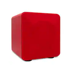 Front. Audioengine - S6 Powered Subwoofer - Red.