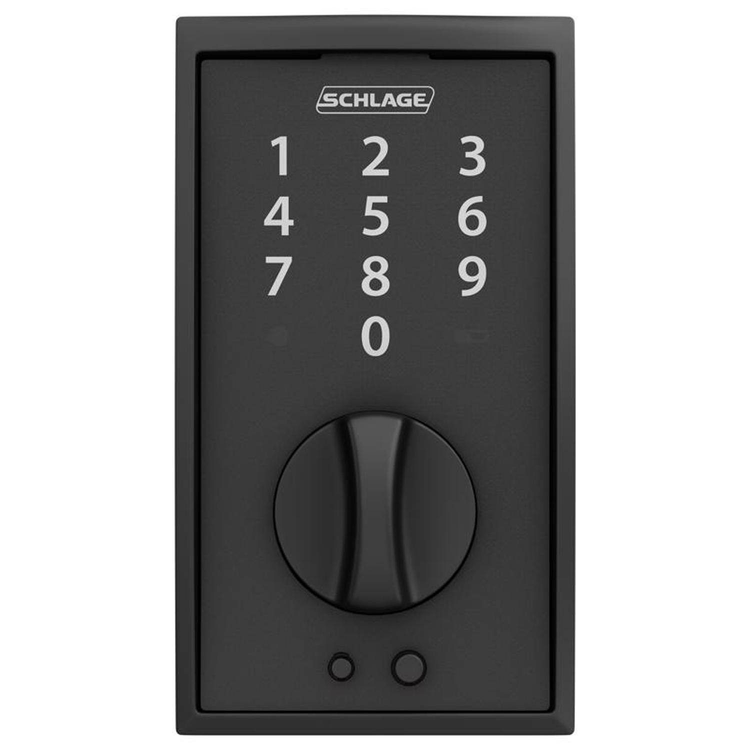 SCHLAGE  
1 2 3  
4 5 6  
7 8 9  
0