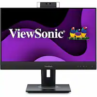 ViewSonic - VG2457V 24" LCD FHD 100Hz Docking Monitor (HDMI, Display Port, USB-C, RJ45) - Black - Front_Zoom