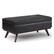 Angle. Simpli Home - Owen Lift Top Large Coffee Table Storage Ottoman - Distressed Black.
