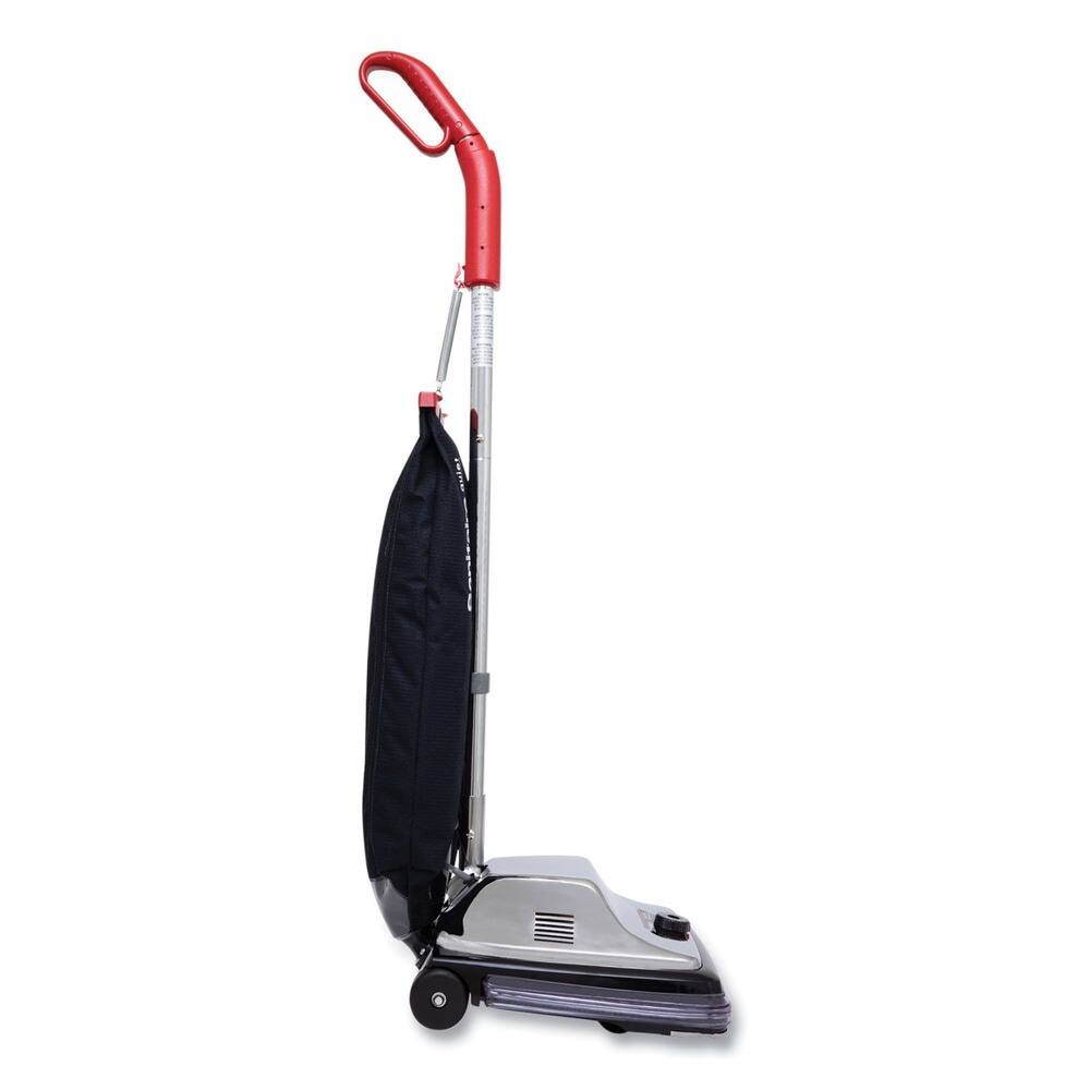 Alt View 1. Sanitaire - SC889D 12 in. Cleaning Path Tradition QuietClean Upright Vacuum SC889A - Gray/Red/Black - Gray/Red/Black.