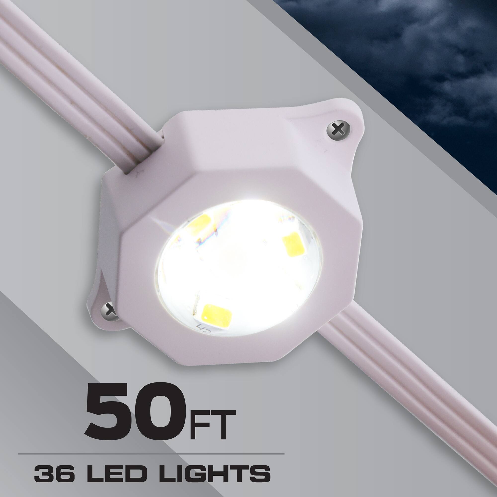 50 FT  
36 LED Lights