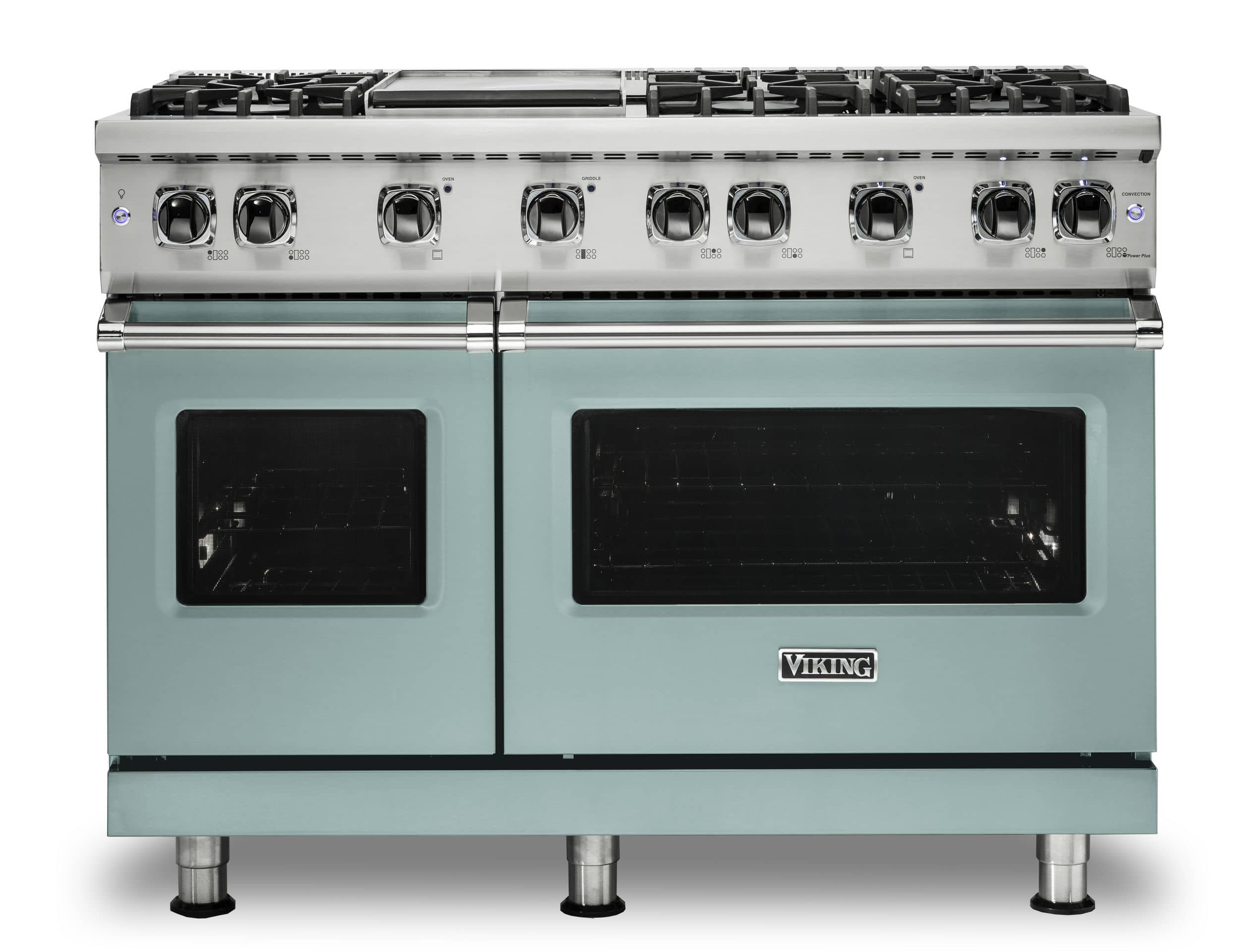 Viking - 5-Series 6.1 cu ft Freestanding all Gas Sealed Burner Range - Splash - Front_Zoom