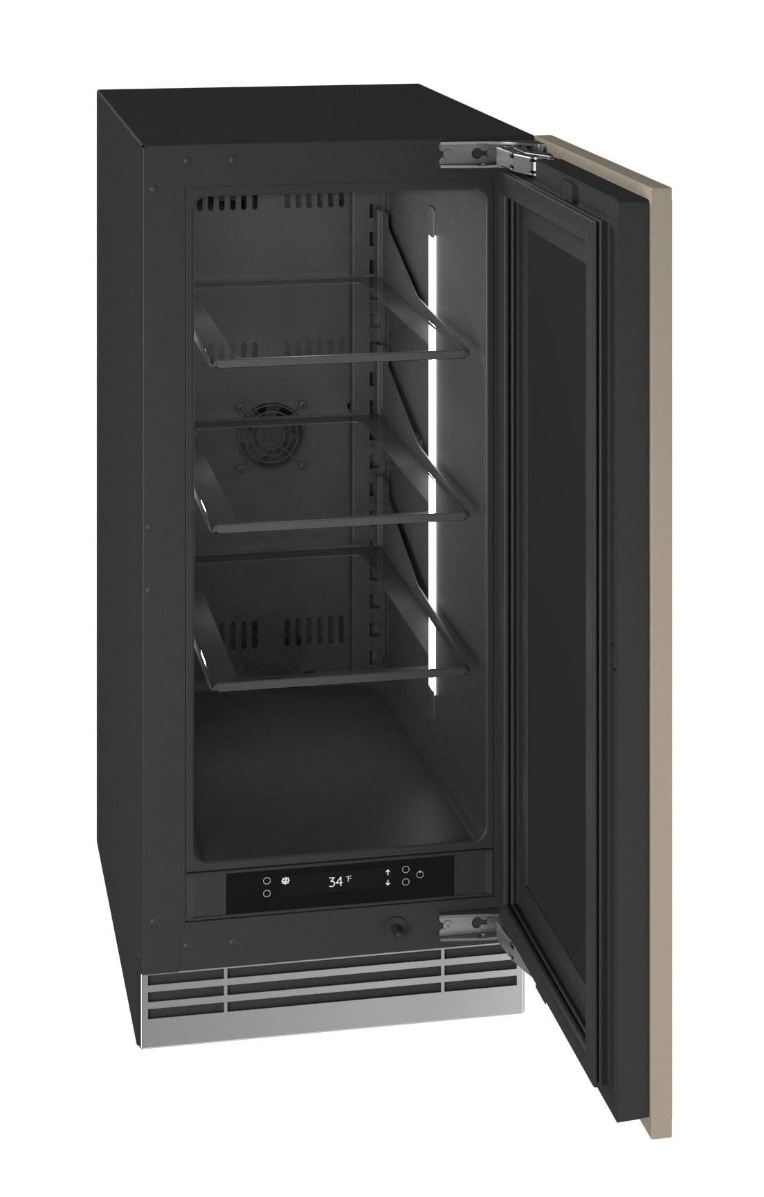 Alt View 2. U-Line - U-Line 15"W. 2.8 Cu.Ft. Built-In Panel Ready Refrigerator - Panel Ready.
