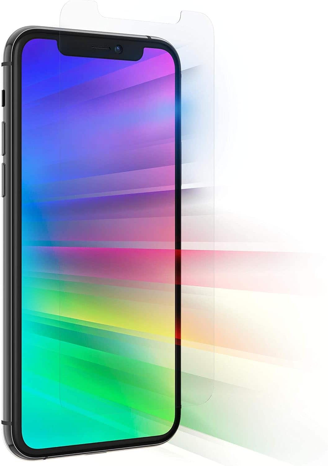 ZAGG - Screen Protector FIT Apple Iphone 11 Pro Screen Protector Glass Elite Visionguard+ (ZAG200103915-V) - Clear