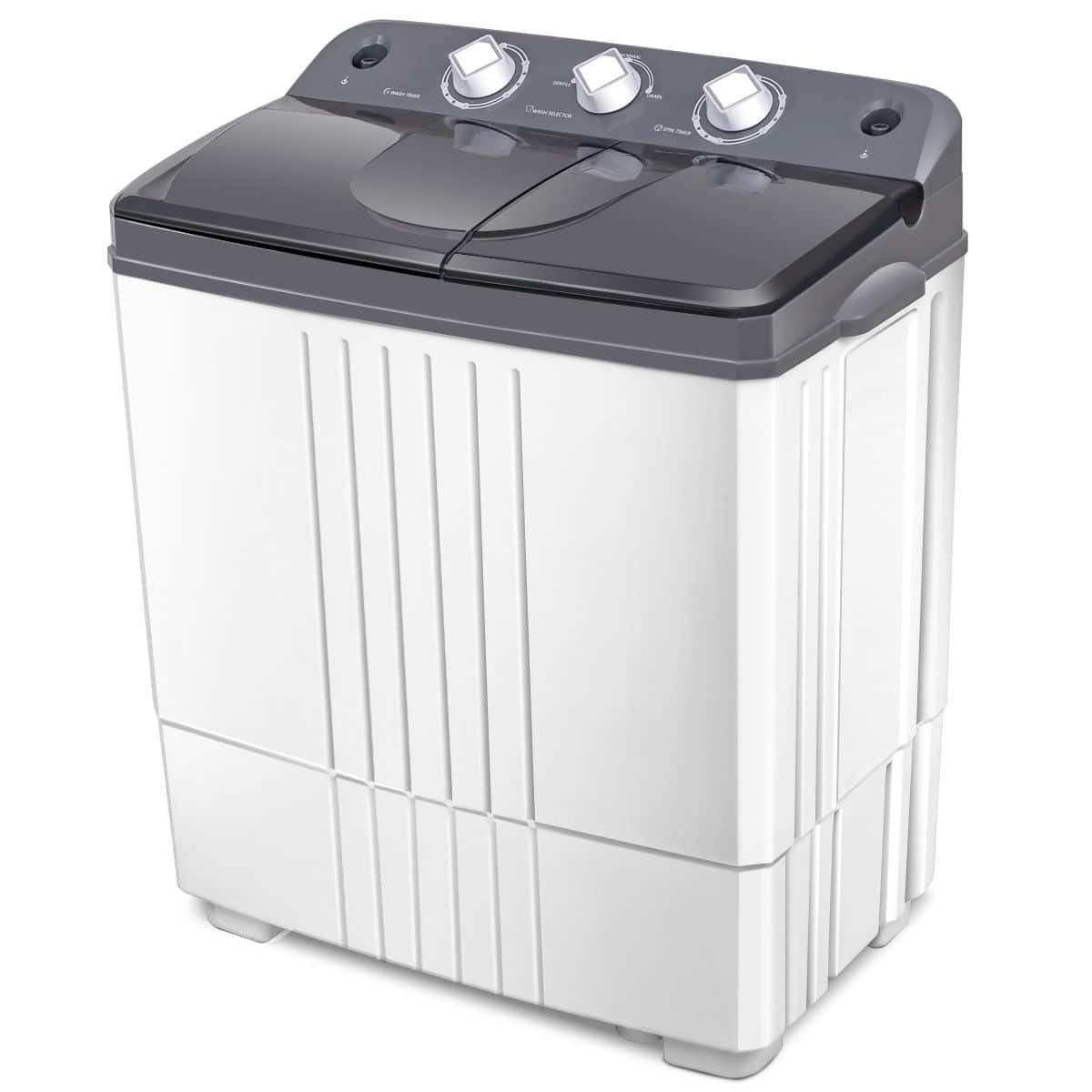 Twin Tub Portable Washing Machine with Spin Dryer and High Capacity Design