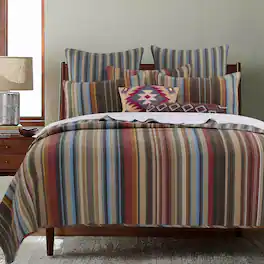 Majestic Durango Stripe Oversized Bonus Bedding Set by Greenland Home Fashions - Stampede