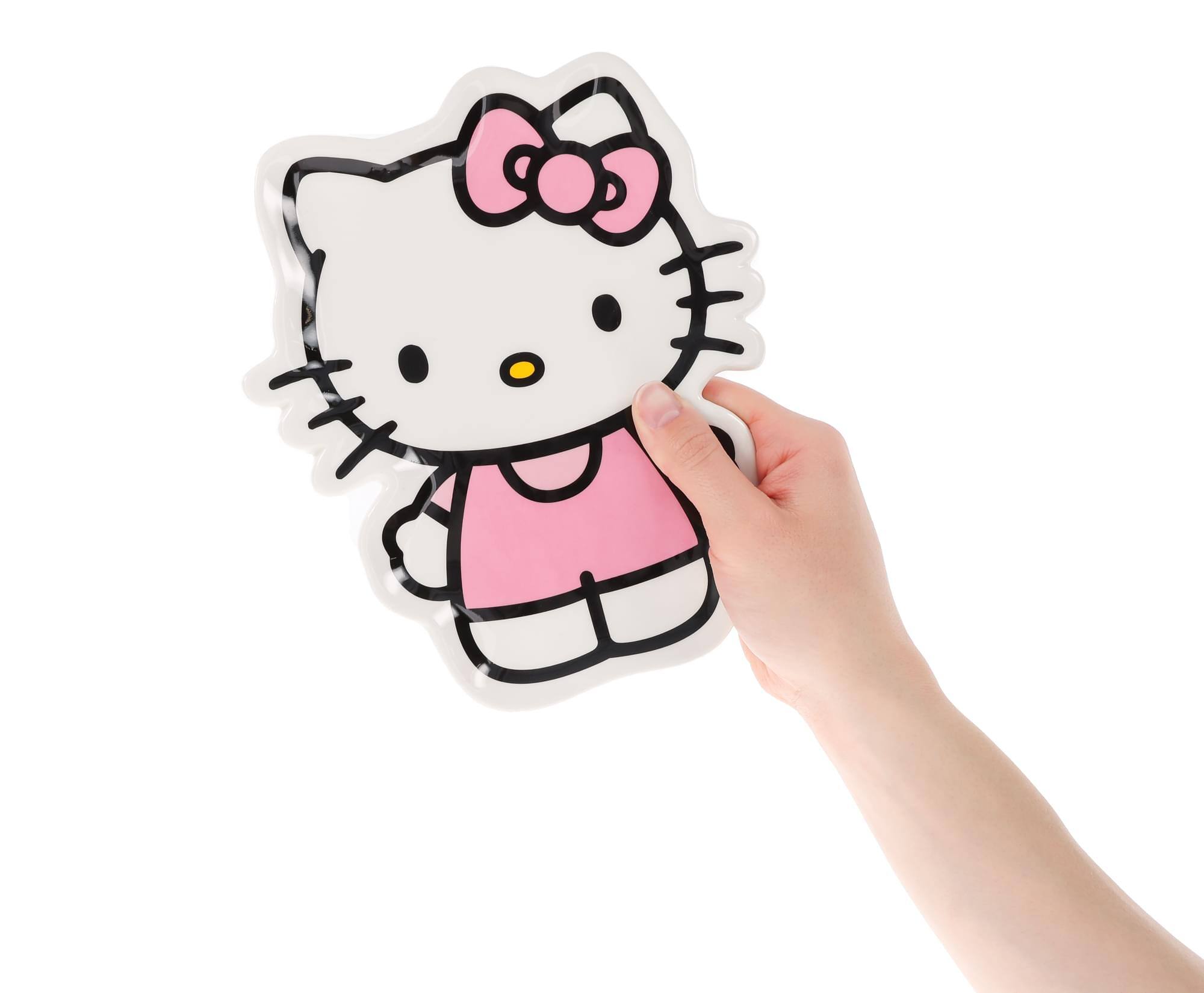 Alt View 10. Silver Buffalo - Sanrio Hello Kitty Pink Outfit Sculpted Ceramic Trinket Tray Dish - White.