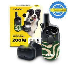Dogtra - 200iQ Remote Training E Collar - 100 Levels, 1/2 Mile Range, Waterproof - Cafe Swirl