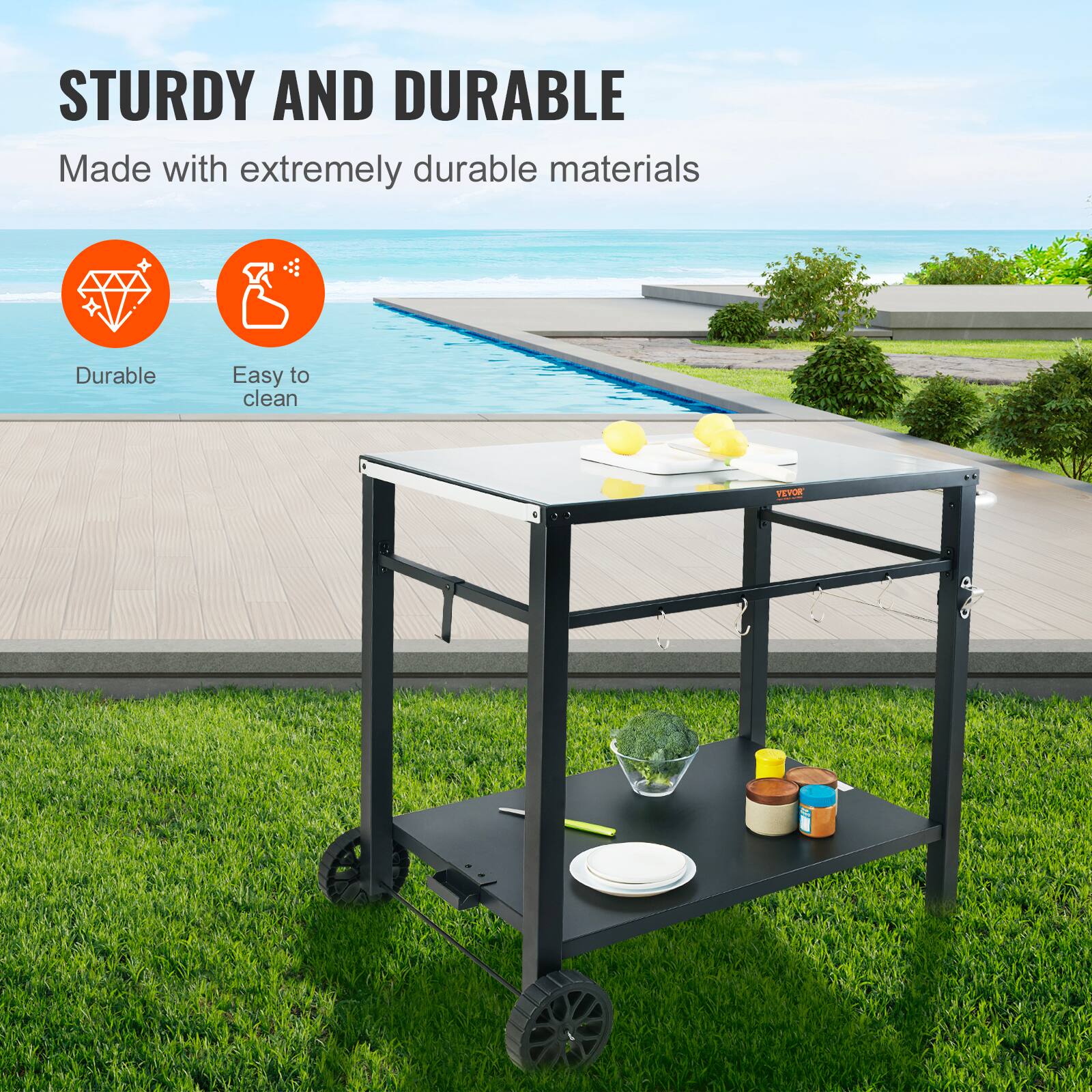 STURDY AND DURABLE, Made with extremely durable materials, Durable, Easy to clean, TPE