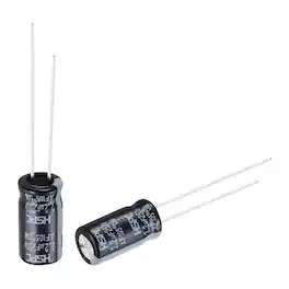 Unique Bargains - 2.2uF 250V 6x11mm Electrolytic Capacitor, Radial Leads Aluminum, 50pcs, 105C High Temp for TVs, LCD Monitor, VCD - Black