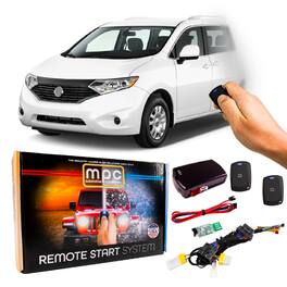 MPC - Remote Start With Keyless Entry Kit For 2011-2017 Nissan Quest - T-Harness - Black