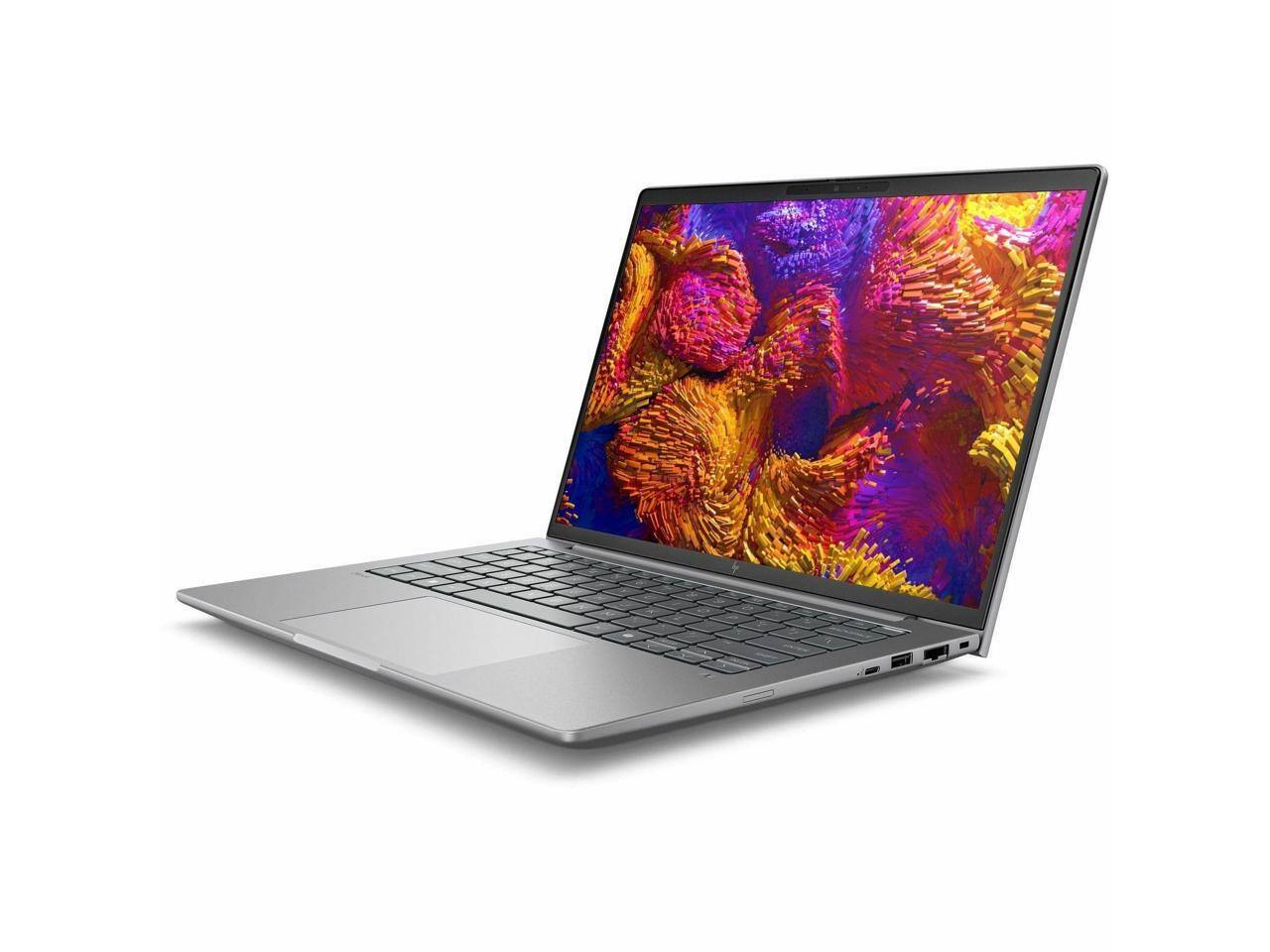 Alt View 1. HP - HP ZBook 8 G1ak 14" Touchscreen - Ryzen AI 7 PRO 350 - 32 GB - 512 GB SSD - Win 11 Pro - Meteor Silver.