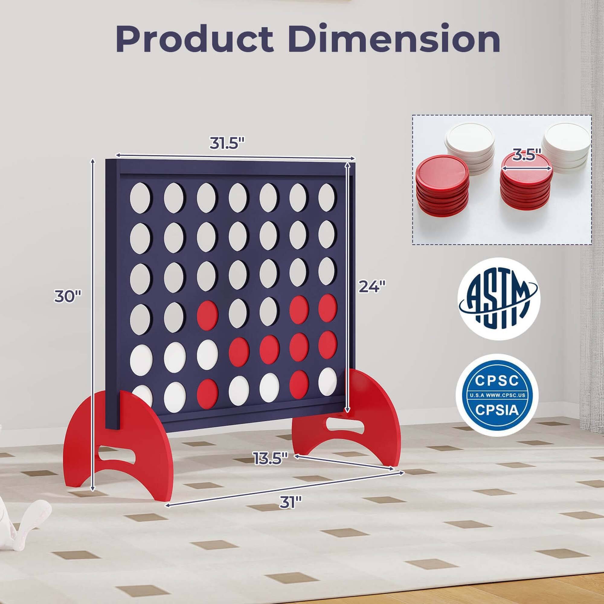 Product Dimension: 31.5", 3.5", 30", 24", 13.5", 31"

Certifications: CPSC U.S.A WWW.CPSC.US CPSIA