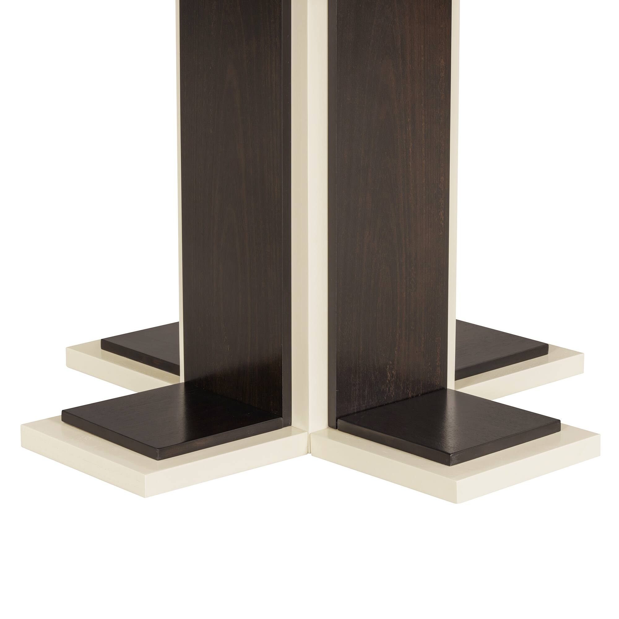 Alt View 8. Tiramisubest - 42"-58" Oval Extendable Dining Table with Middle Leaf for 6, Retro Solid Wood Round Dining Table (Espresso) - Espresso.