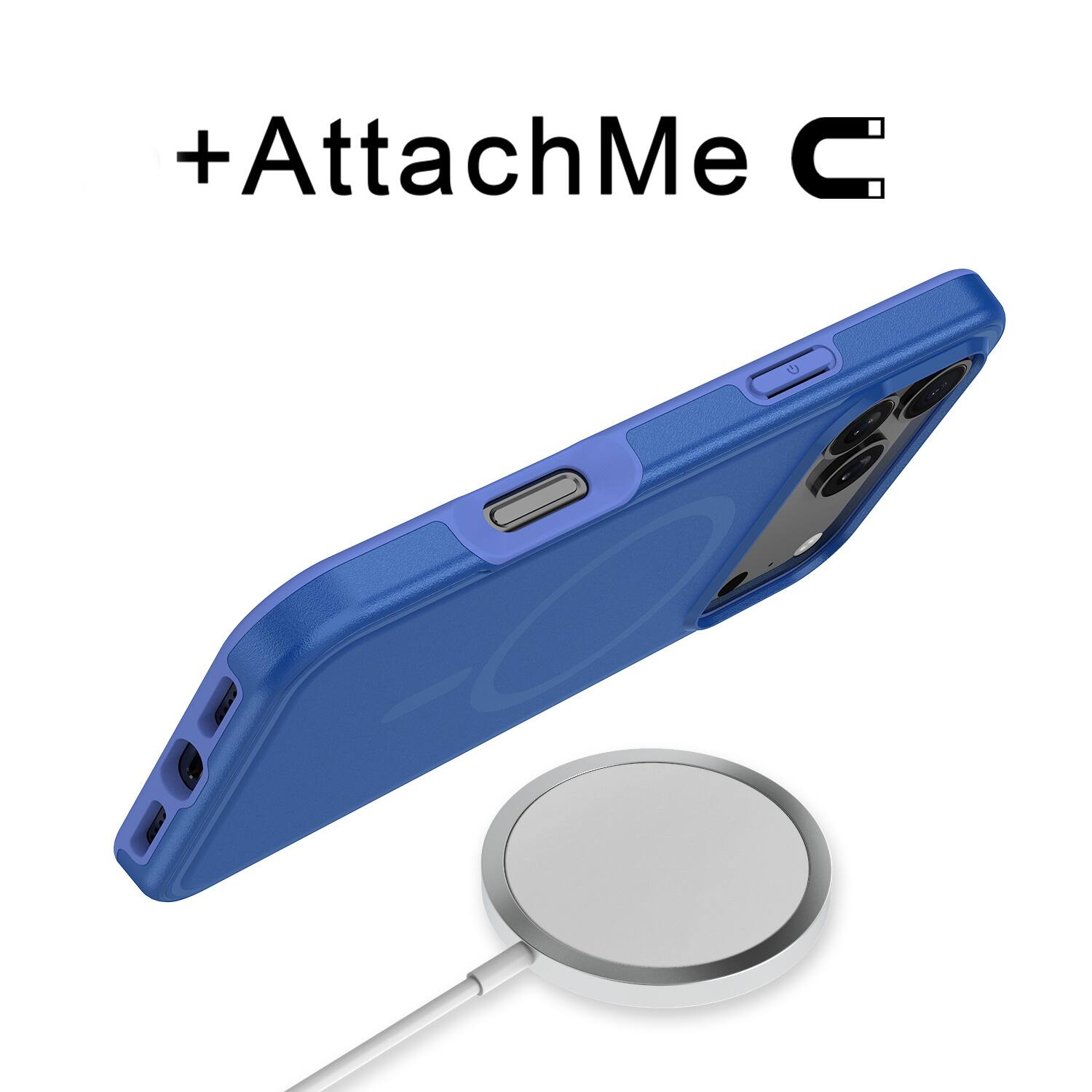 Alt View 1. Echelon - echelon Fuse Series w/ MagSafe Case for Apple iPhone 17 Pro Max - Blue - Blue.