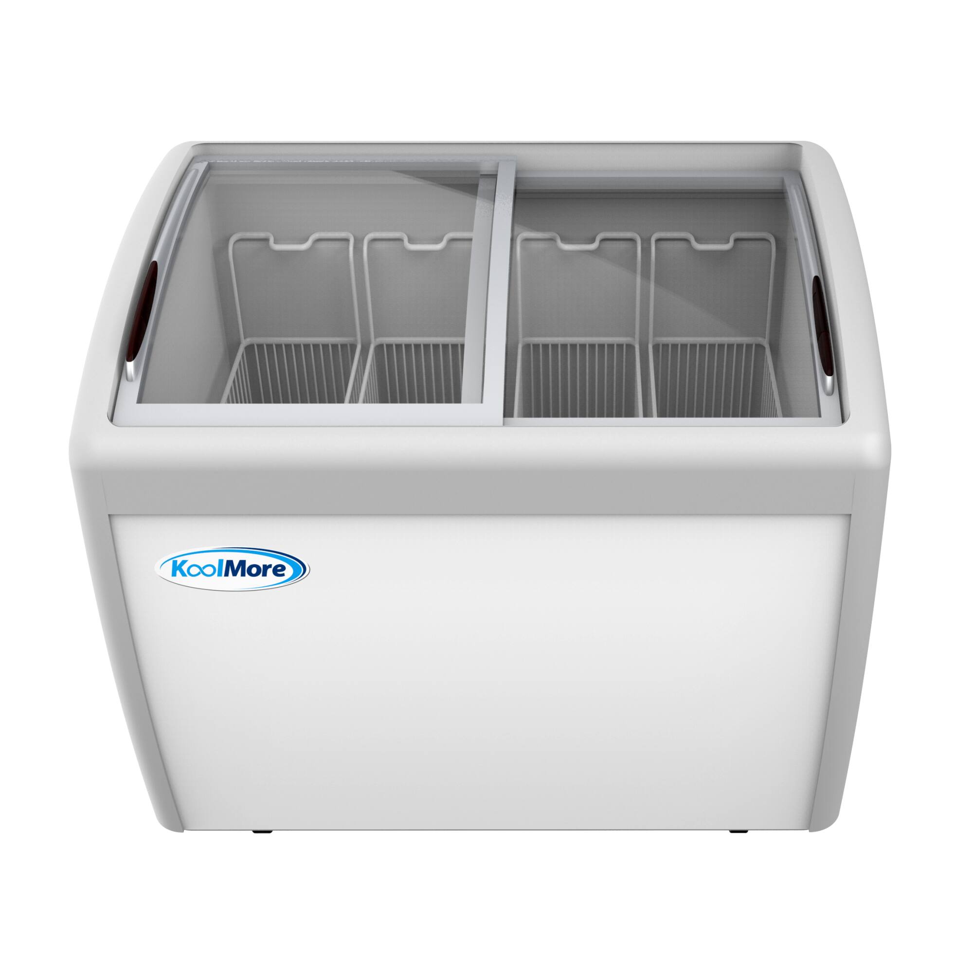 Alt View 4. Koolmore - 50 in. Display Ice Cream Freezer - 12 cu ft. MCF-12C - White.