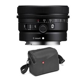 Sony - SEL50F25G FE 50mm f/2.5 G Full-Frame Ultra-Compact G Lens Bundle with Bag