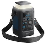 Anker - SOLIX C300X DC Portable Power Station 288Wh(90,000mAh)/300W Generator&Power Bank Station for Outdoor Camping&Emergency (288 Wh Capacity) - Black