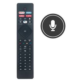 VINABTY - New NH800UP VOICE Replaced Remote Control Fits for Philips TV 43PFL5766F7 43PFL5704F7 50PFL5604F7 50PFL5766F7 - Black