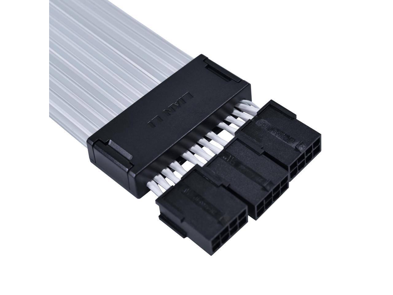 Alt View 5. Lian Li - Lian Li Strimer Wireless 3x8-Pin GPU RGB Cable, 2.4GHz Control, 410mm, 12 Light Guides (PW12-1W).